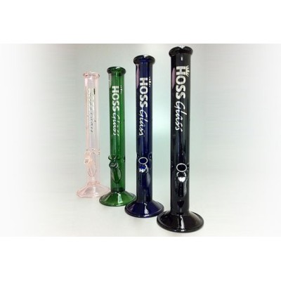 Hoss Glass 5mm 18 inch Full Color Straight Tube H038 