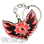 Red Eye Glass Key Chain