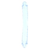 Basix 12 Inch Double Dildo in Clear