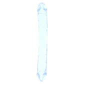 Basix 12 Inch Double Dildo in Clear