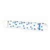 Blue Nubby Buddy Glass Dildo