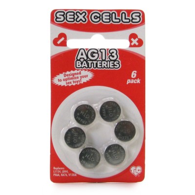 AG13 / LR44 Cell Batteries in 6 Pack