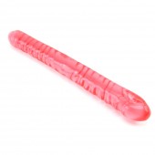 Crystal Jellies 18 Inch Double Dildo in Pink