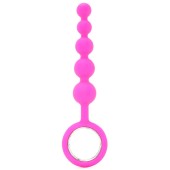 Ride It Up! Beaded Silicone Probe in Pink