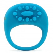 Ela Rechargeable Vibrating Cock Ring in Robins Egg Blue
