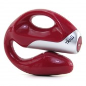 Thrill Solo G-Spot and Clitoral Vibrator for Her in Ruby