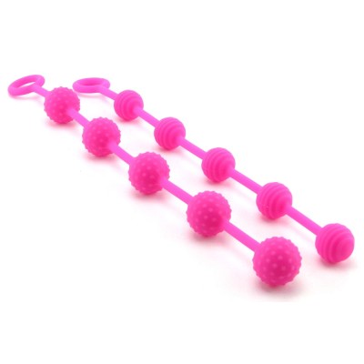 Posh Silicone "O" Beads in Pink
