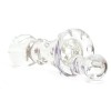 Melon Crank Glass Dildo