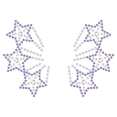 Peekaboos Eye Crystals in Purple Stars