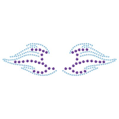 Peekaboos Eye Crystals in Blue Flames