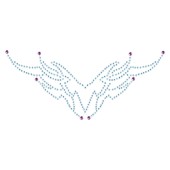 Peekaboos Intimate Crystal in Blue Tattoo