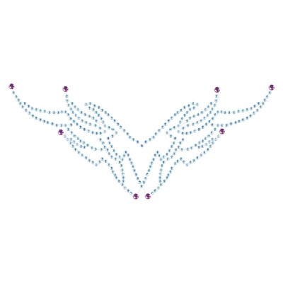 Peekaboos Intimate Crystal in Blue Tattoo