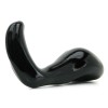 Icicles No. 45 Glass Dildo in Black