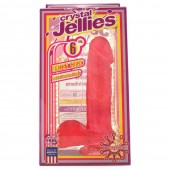 Crystal Jellies 6 Inch Ballsy Cock in Pink