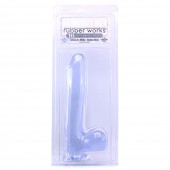 Basix 10 Inch Suction Base Dildo in Clear