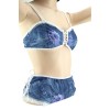 Erotique Denim Tie-Up Bra & Low-Rise Panty