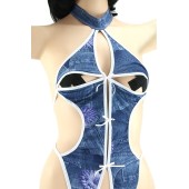 Erotique Denim Tie-Up Teddy