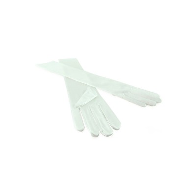 Glamour Gloves in White
