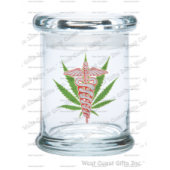 420 Science POP-TOP JAR Medicinal Leaf X-Small