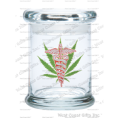 420 Science POP-TOP JAR Medicinal Leaf X-Small